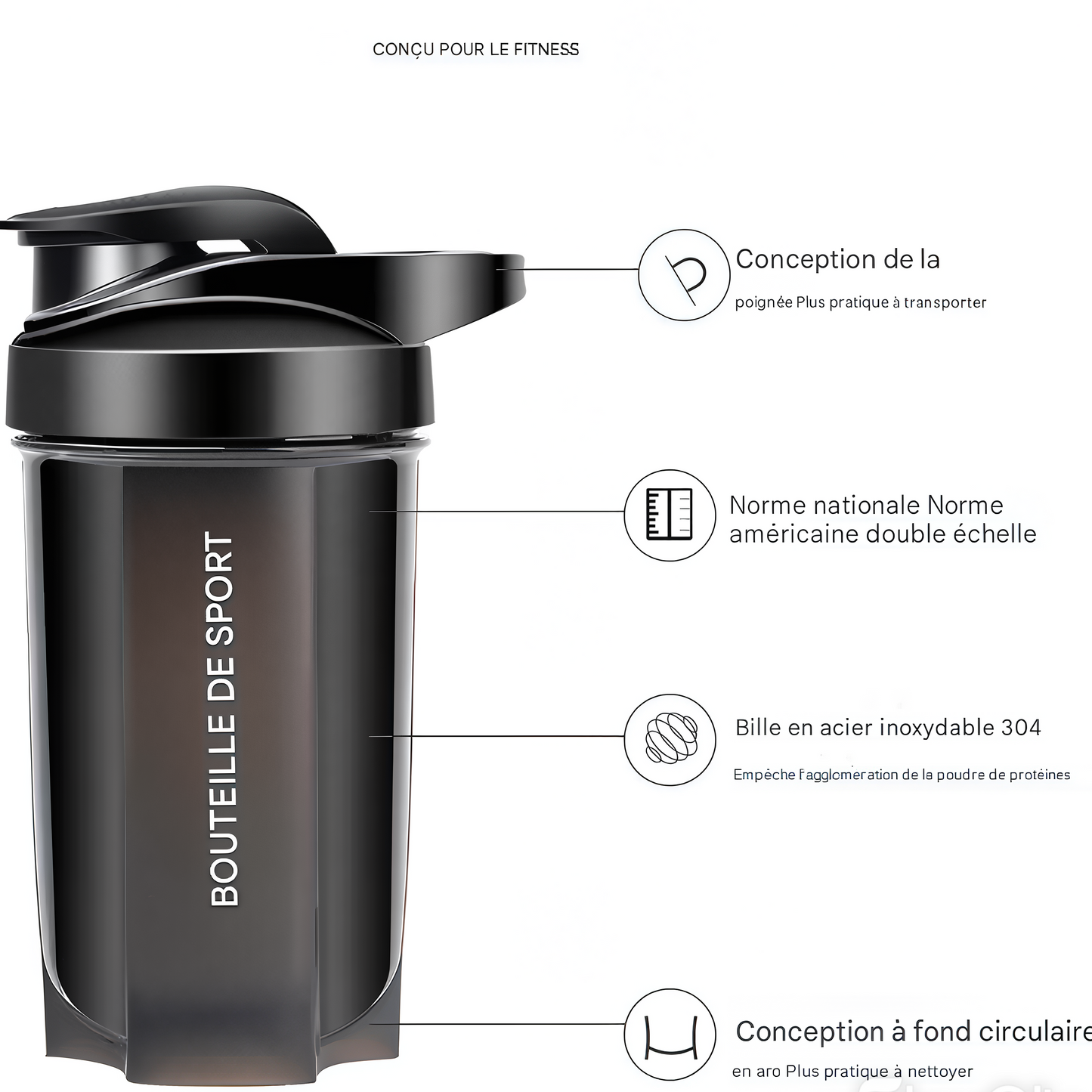 Gourde de Sport – Hydratation optimale pour des performances maximales
