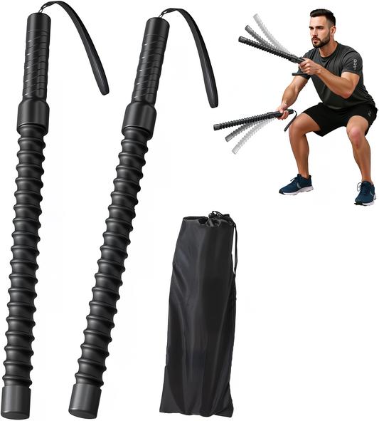 Tiges Élastiques à Ressort de Musculation – Puissance, flexibilité et contrôle